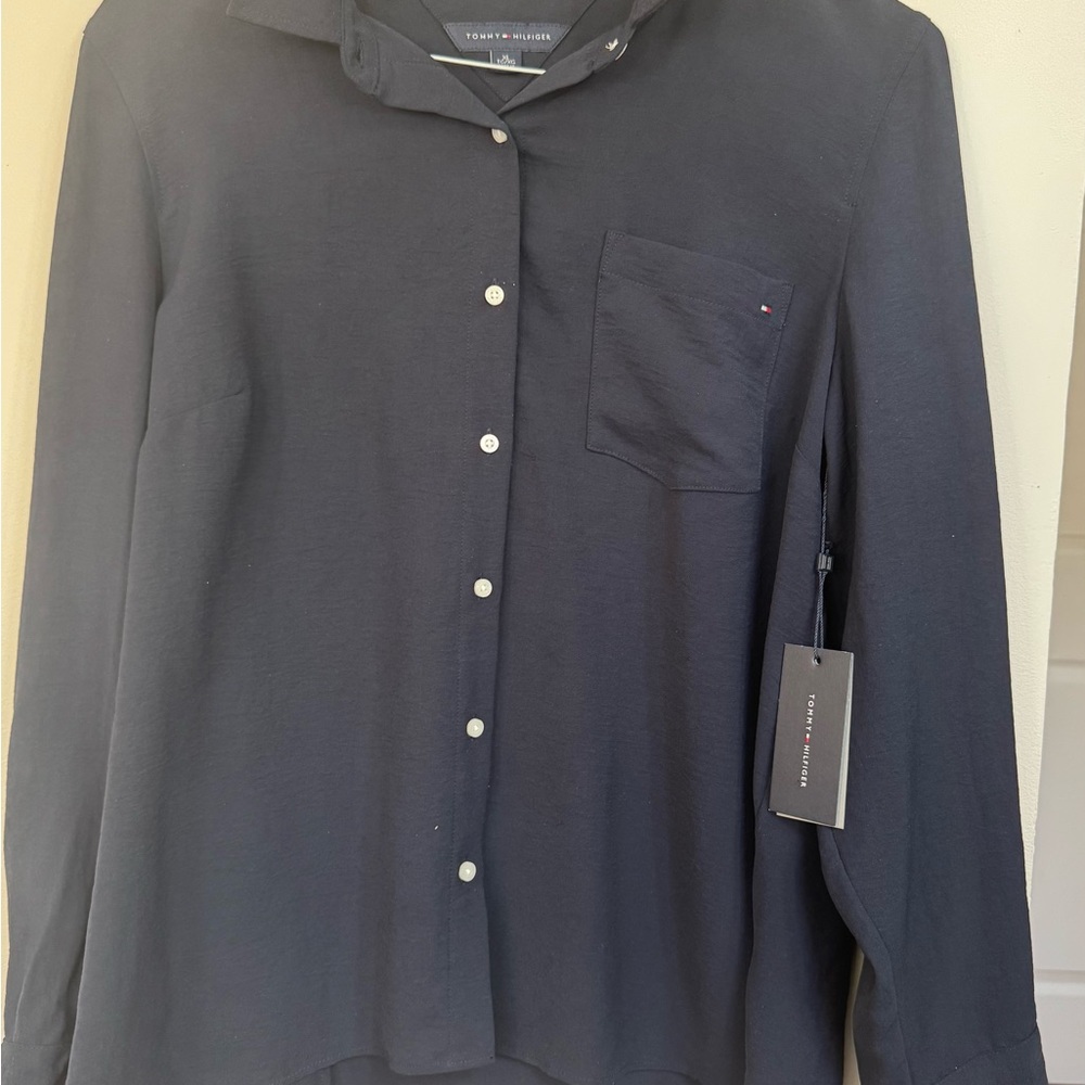 Tommy Hilfiger Navy Blue women Shirt